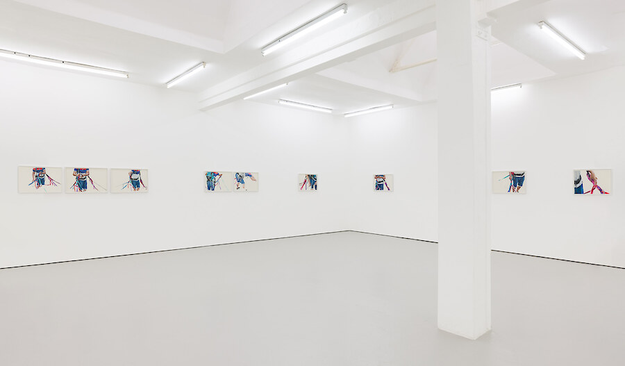 *Life is not a walk across an open field*, 2021, Installation view