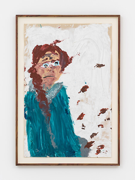 *Lady Stark*, 2014, from the series 'Blind Transgender With AIDS,' Acrylic on paper, 97.3 x 67.3 x 3.5 cm, framed