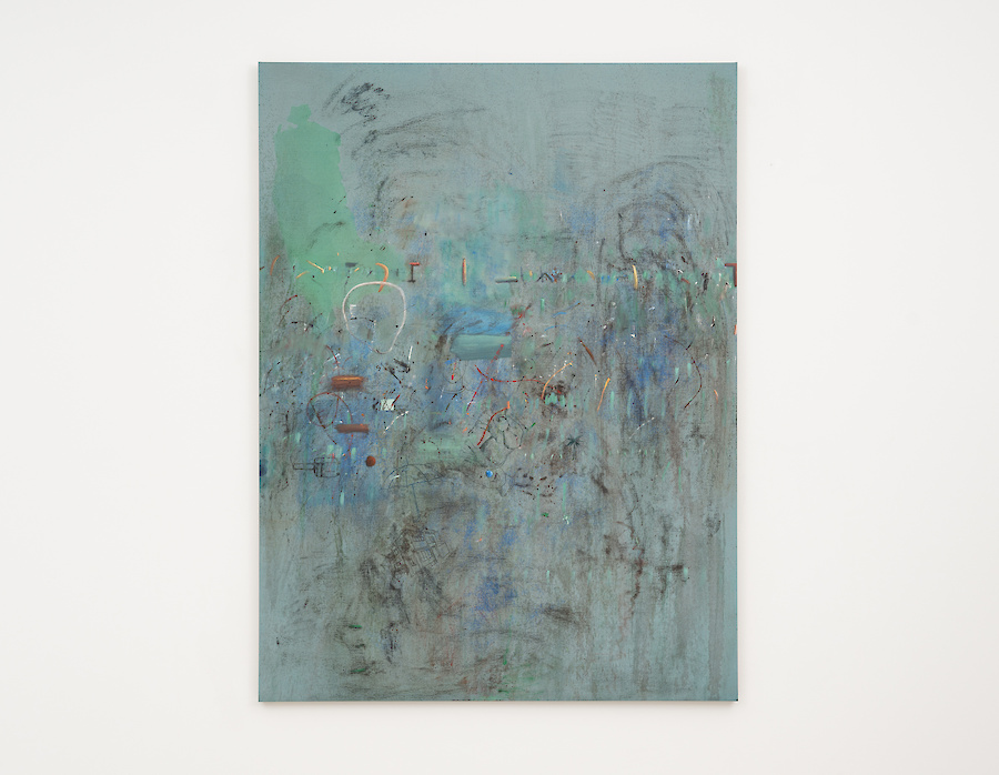 *Happenings*, 2026, Oil on canvas, 200 x 150 x 4.5 cm