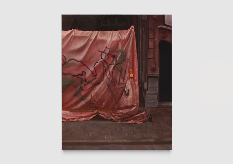 *A horse*, 2025, Oil on linen, 184 x 149 x 2.5 cm