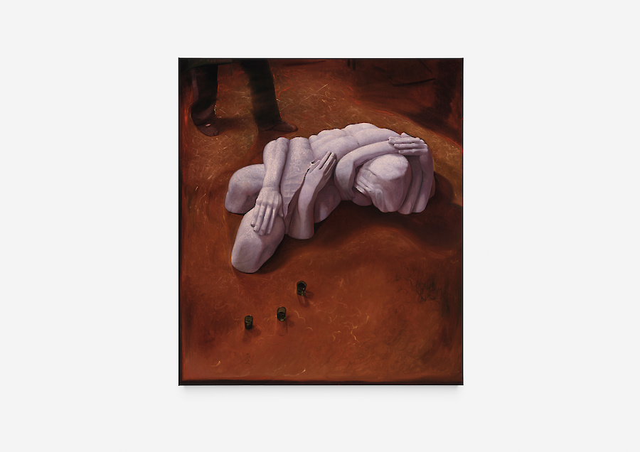 *Libation*, 2026, Oil on linen, 184 x 160 x 2.5 cm