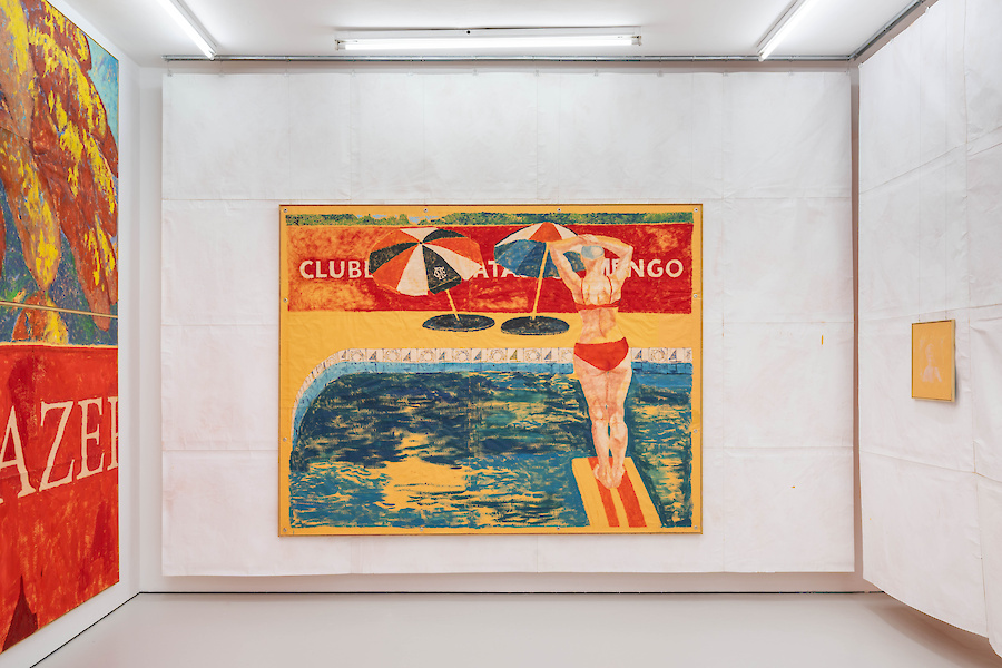 Installation view, *Black painter, white figuration*, 2026