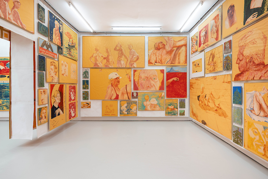 Installation view, *Black painter, white figuration*, 2026
