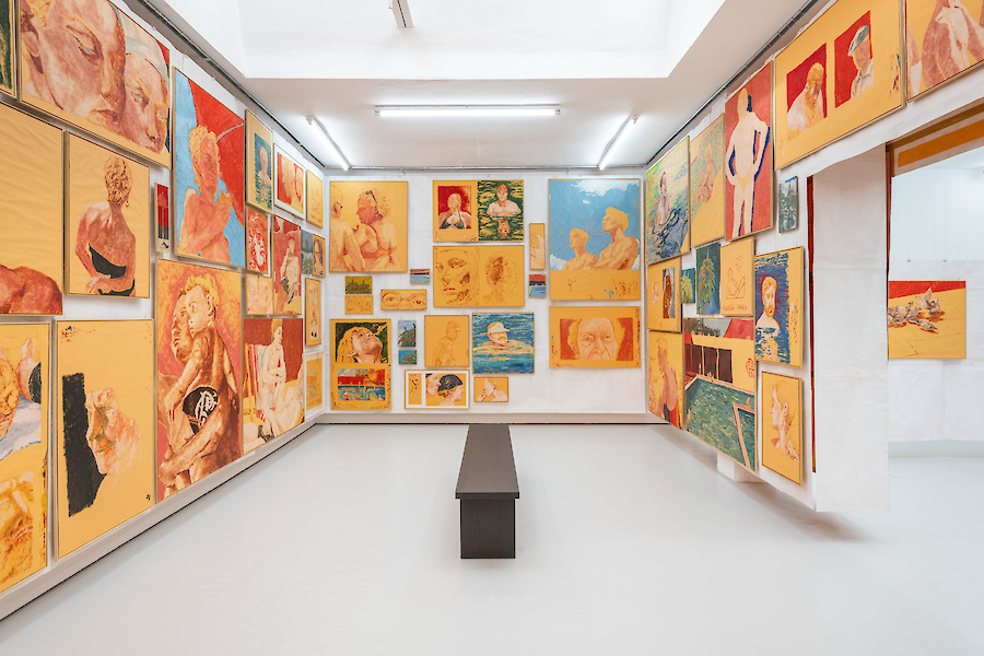 Installation view, *Black painter, white figuration*, 2026