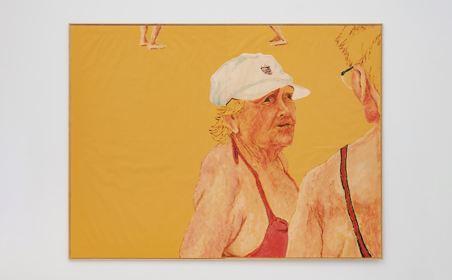 Untitled, 2026, Oil on pardo paper, 121 x 161.5 x 1.5 cm