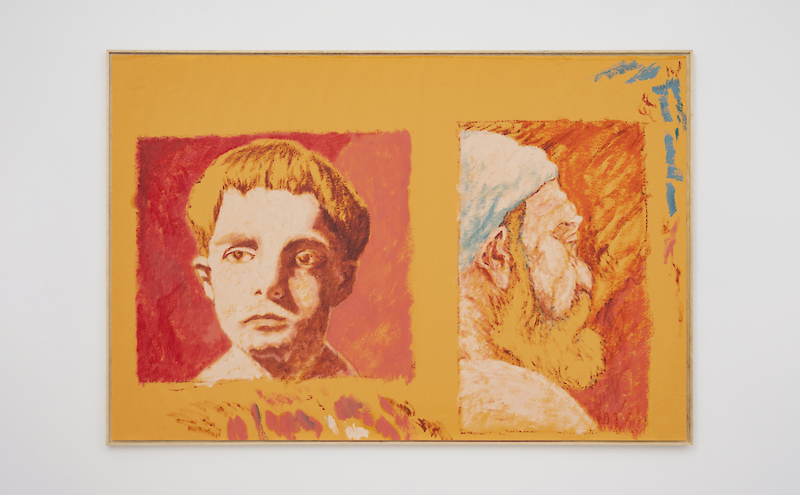 Untitled, 2026, Oil on pardo paper, 80 x 120 x 1.5 cm