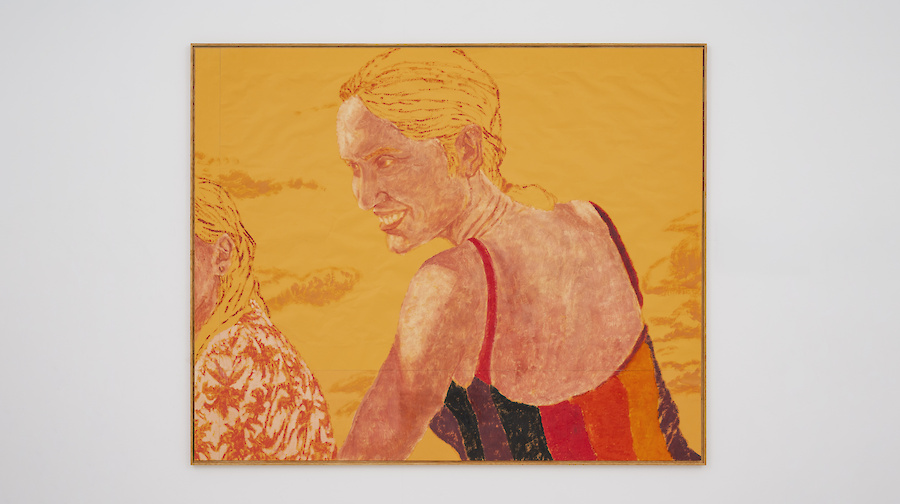 Untitled, 2026, Oil on pardo paper, 103 x 126.5 x 1.5 cm