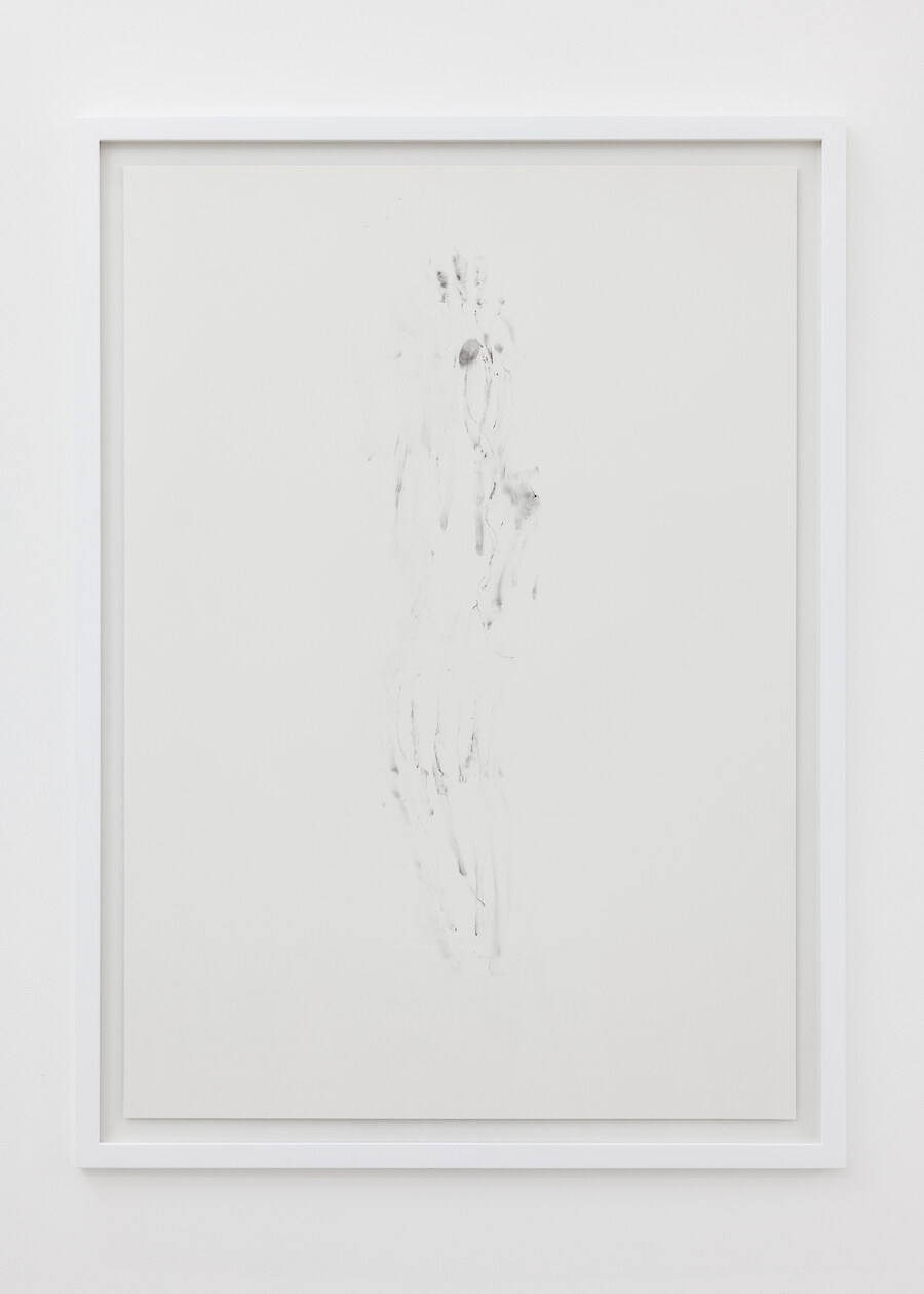 *Smoke Screen (for Ana)*, 2018, graphite on paper, 92 x 67.5 x 2 cm