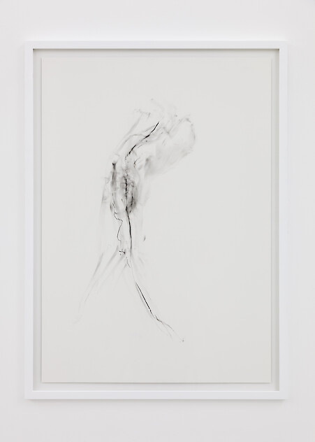 *Wrist Flick Obfuscations*, 2018, graphite on paper, 92 x 67.5 x 2 cm