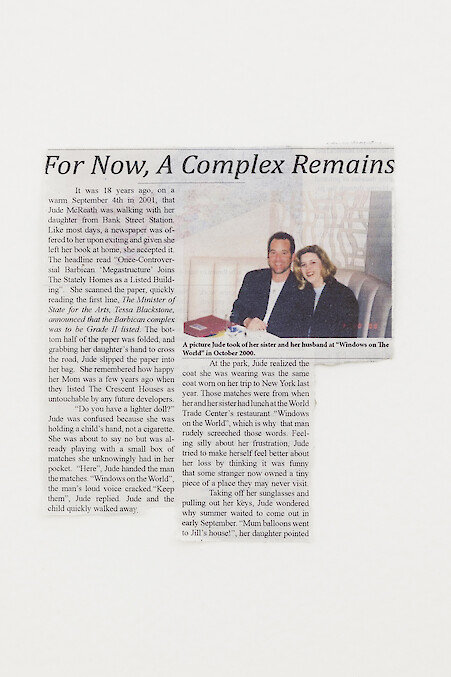 Detail View, *For Now A Complex Remains*, 2018