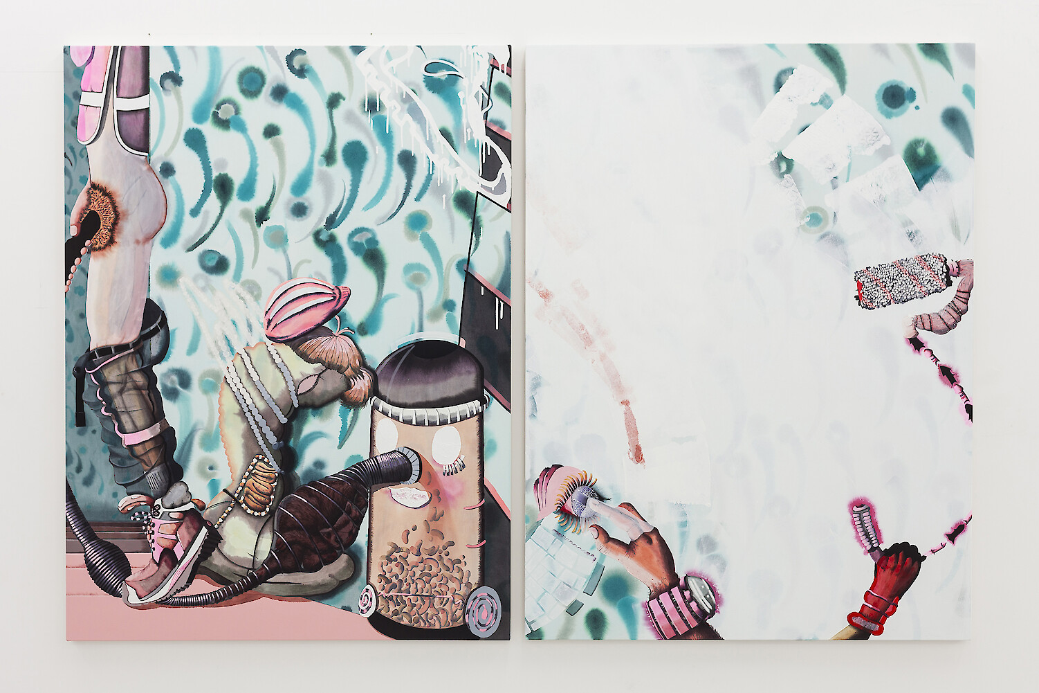 *DIY*, 2017, Acrylic on canvas, 160 x 240 cm