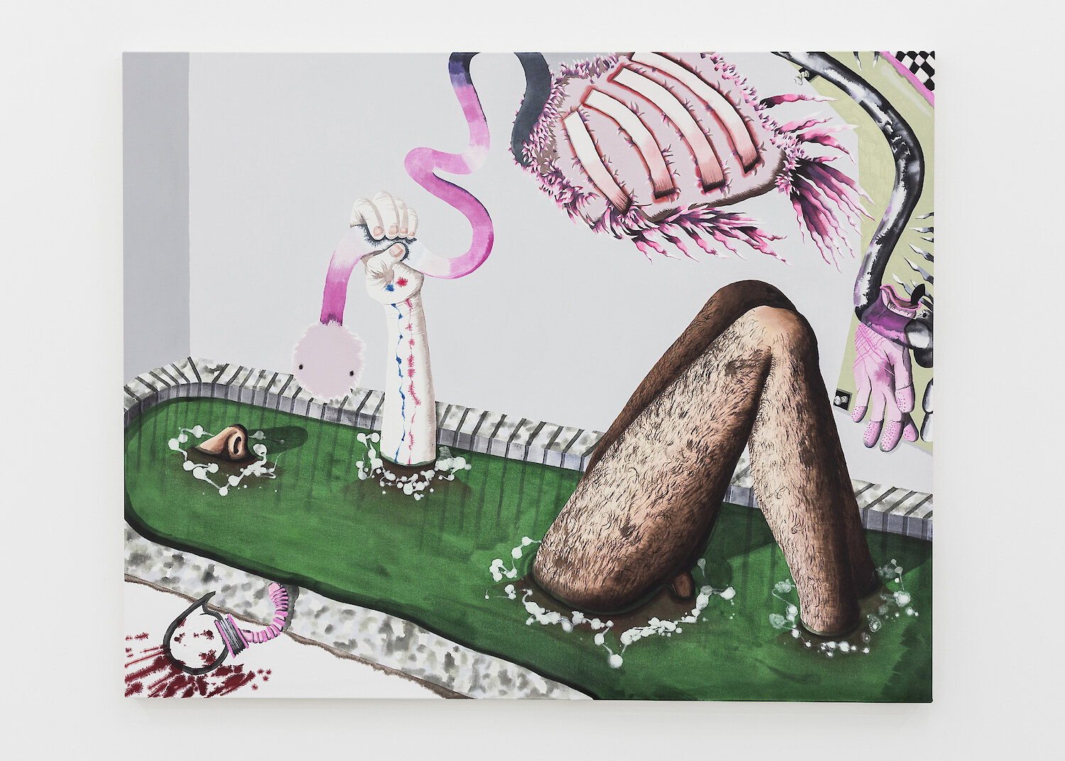 *Apparition*, 2016, Acrylic on canvas, 120 x 150 cm