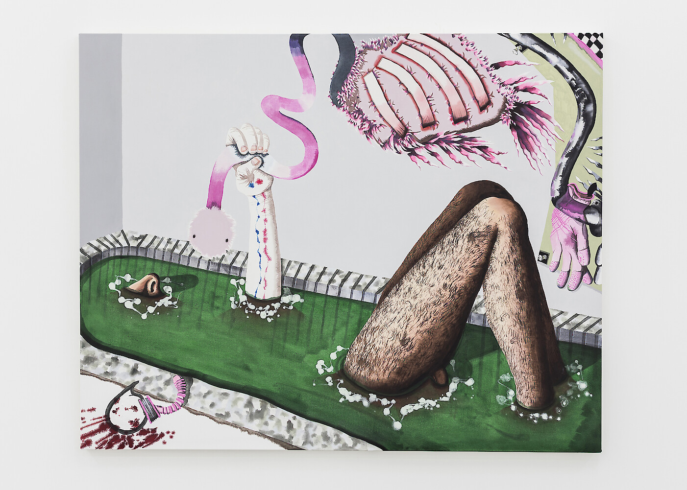 *Apparition*, 2016, Acrylic on canvas, 120 x 150 cm