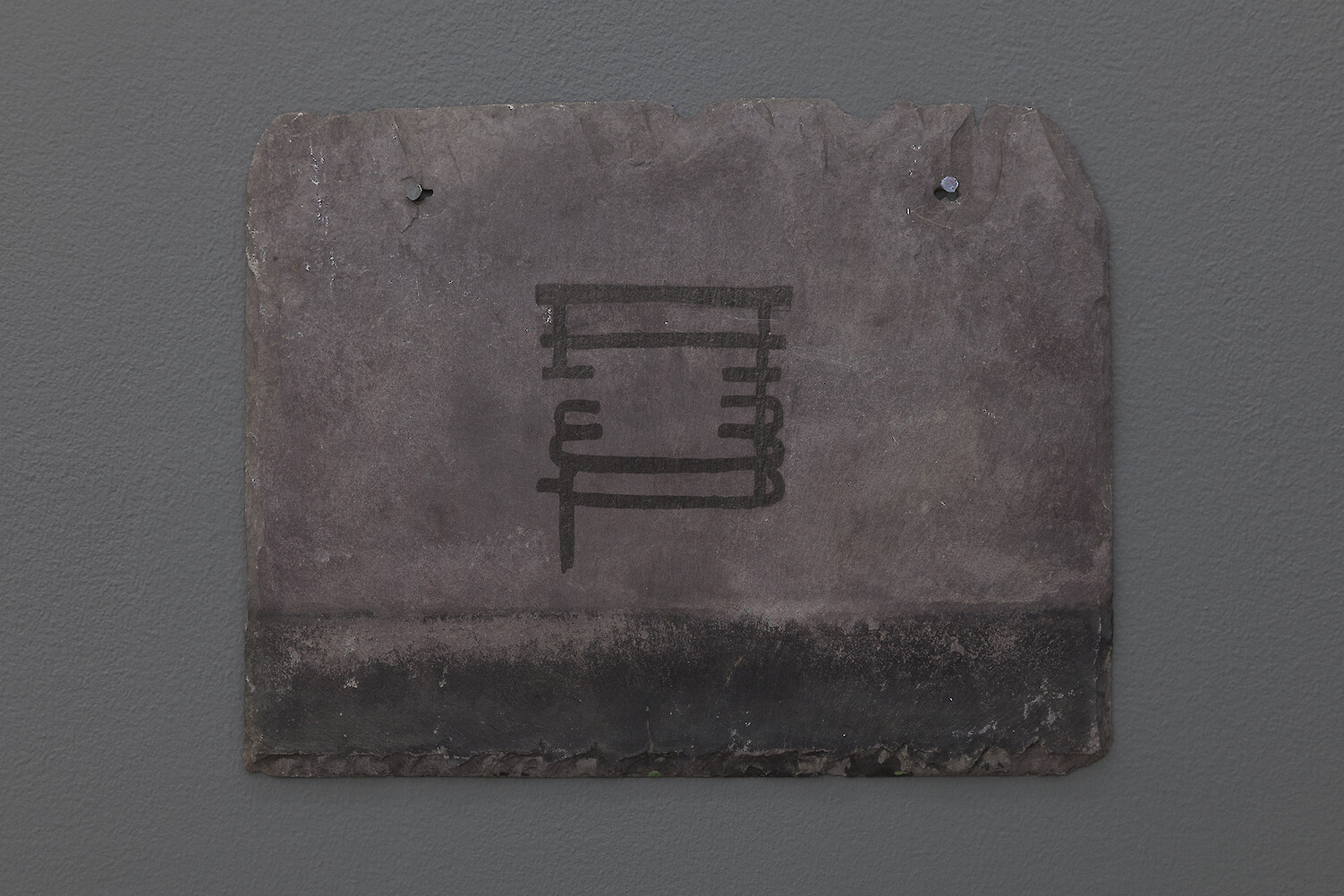 *Fore* (detail view), 2016, Stainless steel vitrine table, Polymer clay, Latex, Couscous, Corn, Plaster, Plastecine, Card, India ink, Marker, Thermal paper, Card, Slate, Steel cut tacs, 25 x 31 cm