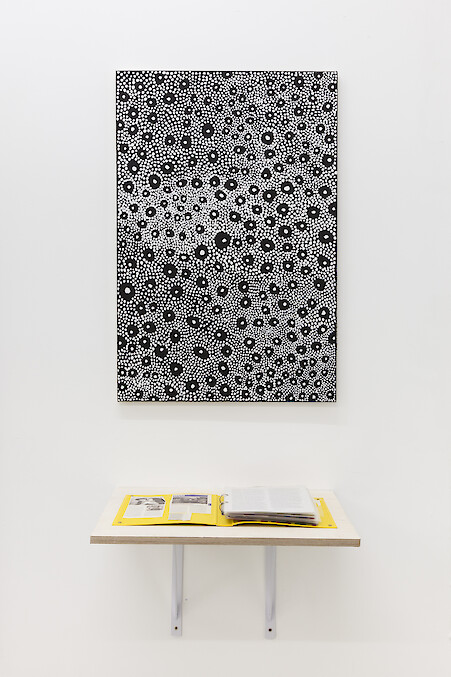 *retina*, 2016, acrylic on canvas, 89.5 x 60 x 2 cm