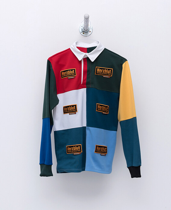 *Victoria Colmegna,* MONITOR SHIRT - EXPRESSES THE ALL IN ONE INCLOSE SYSTEM, PASSWORDISM OF HOMEOPATHY OF COOLNESS - CATEGORY: “BALFRON TOWERS ART“ COLLECTIBLE PIECE‚ 2014, Unique, £400.00