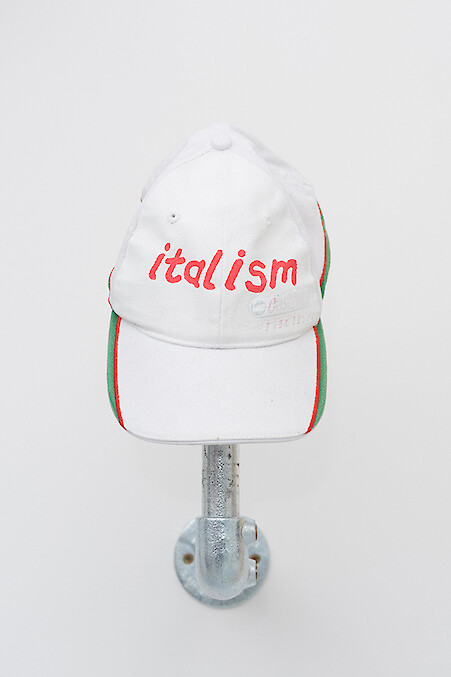 *Richard Sides, CAP - ITALISM,* 2016, Acrylic paint on cotton, Unique