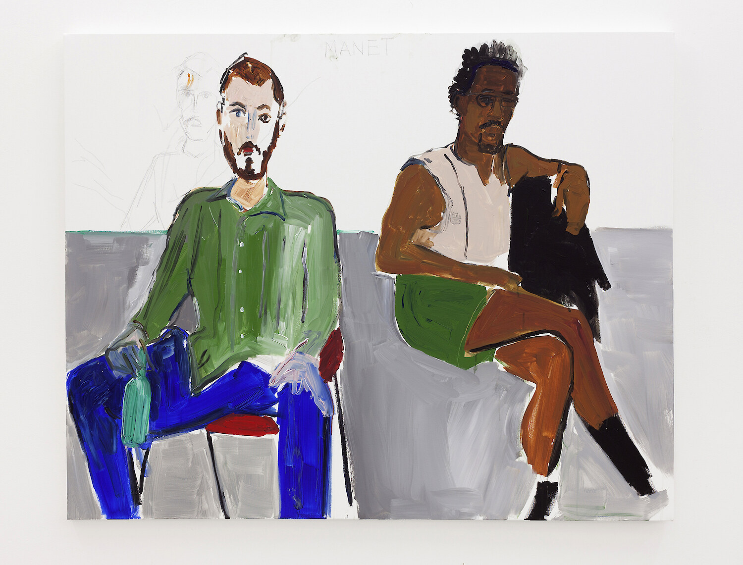 *Untitled*, 2015, Acrylic on canvas, 122 x 152 cm