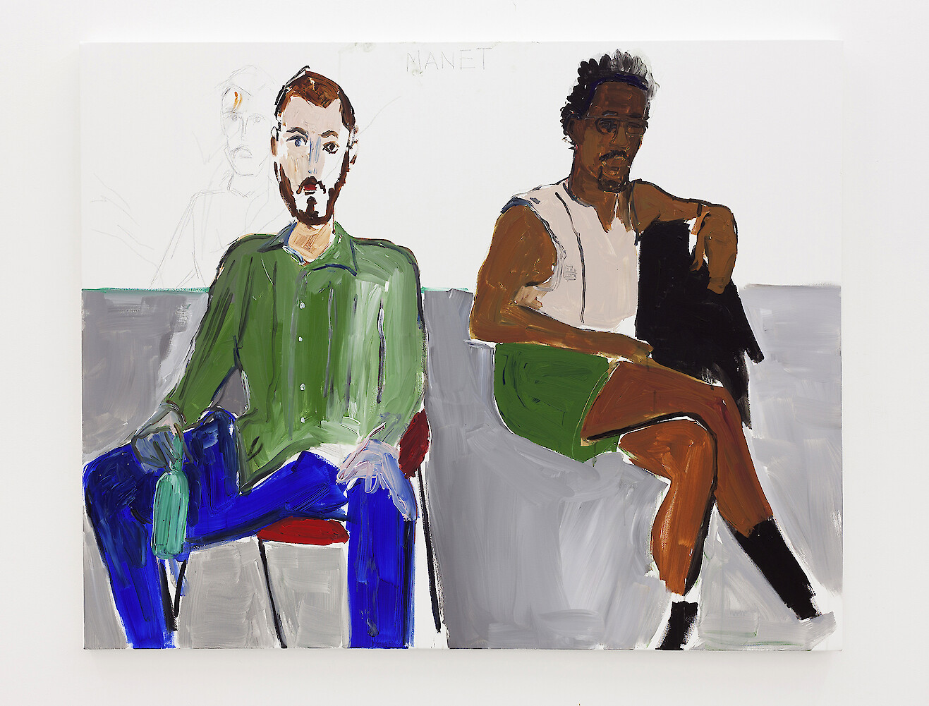 *Untitled*, 2015, Acrylic on canvas, 122 x 152 cm