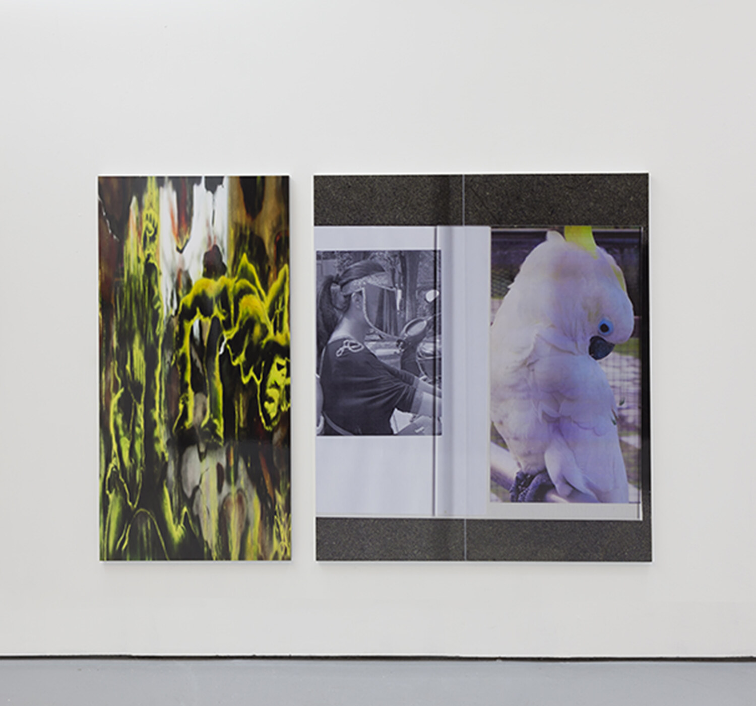*TLYA 21_Minnie/TLYA 22_Lady Pink adjusted/TLYA 23_Famous replica*, 2014, Fujiflex on dibond and two digital prints on dibond 70 x 45 cm, 147 x 73.5 cm and 147 x 129 cm