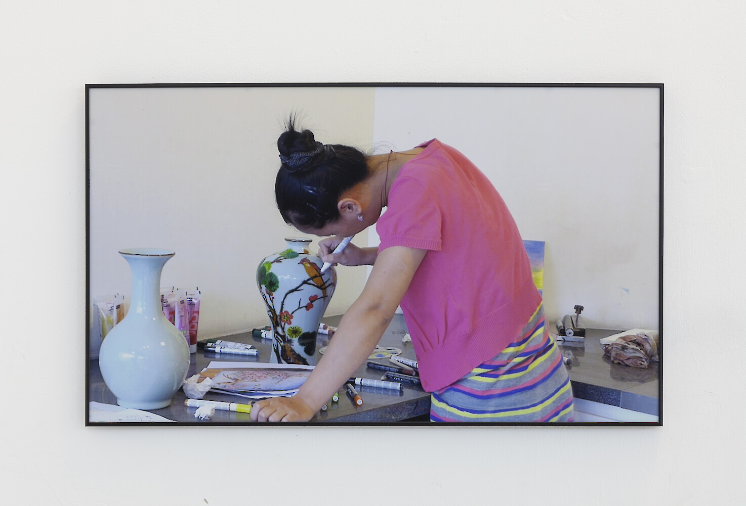 *TLYA 01_Girl painting pot*, 2014, C-print, 46 x 79.5 cm