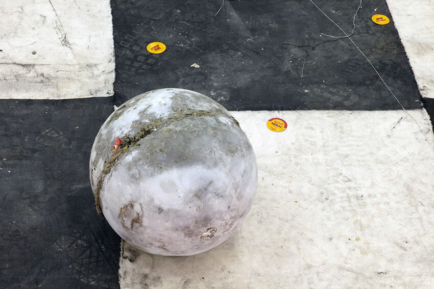 *Dinner at the members club? Yes! i'll have a black americano first pls*, 2013, Installation view