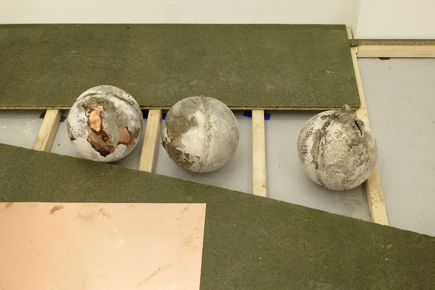 *Dinner at the members club? Yes! i'll have a black americano first pls*, 2013, Installation view