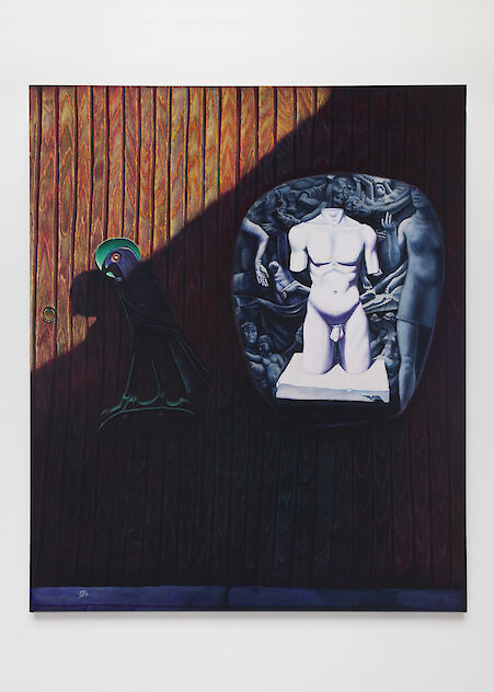 Bendt EyckermansThe glorification of passions, 2020

Oil and acrylic inks on linen
212 x 176 x 2.5 cm (83 1/2 x 69 1/4 x 1 in)
CI-BE-0081

Additional Views, artwork