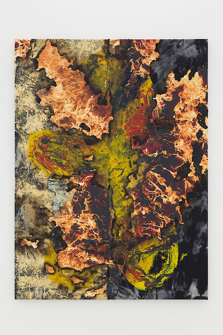 Korakrit ArunanondchaiPainting with history (YELLO), 2019

inkjet print on canvas, gel medium, bleached denim, stretcher
218.4 x 162.6 x 3.8 cm
86 x 64 x 1 1/2 in
(CI-KA-0077)

Additional Views, artwork