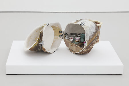 Stuart MiddletonFamily Histories: The Victorians, 2019

Painted plaster, metal fixings, plastic, wood, rubber, toy crockery and kitchenware
70 x 110 x 75 cm
27 1/2 x 43 1/4 x 29 1/2 in
(CI-SM-0085)

Additional Views, artwork