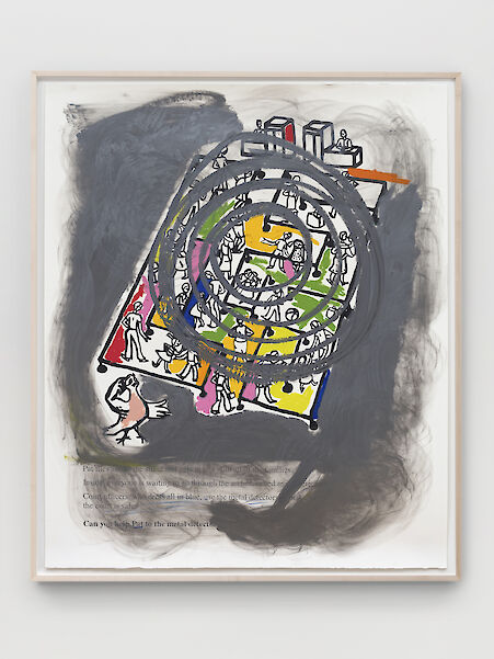 Sable Elyse SmithColoring Book 62, 2020

Silkscreen ink, oil sticks, oil pastel on paper
152.4 x 127 cm (60 x 50 in)
162 x 136 cm (63 3/4 x 53 1/2 in) framed
(CI-SES-0017)

Additional Views, artwork