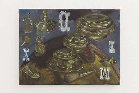 Issy WoodHelp yourself (gold), 2020

Oil on linen
30 x 40 x 2 cm
11 3/4 x 15 3/4 x 3/4 in
(CI-IW-0530)

Additional Views, artwork