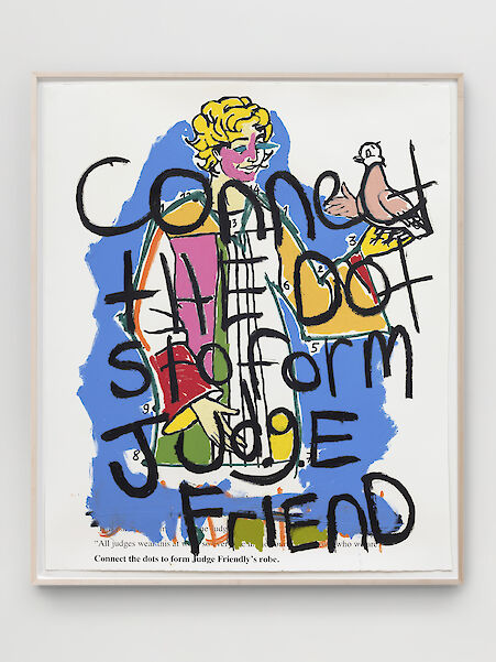 Sable Elyse SmithColoring Book 64, 2020

Silkscreen ink, oil sticks, oil pastel on paper
152.4 x 127 cm (60 x 50 in)
162 x 136 cm (63 3/4 x 53 1/2 in) framed
(CI-SES-0015)

Additional Views, artwork