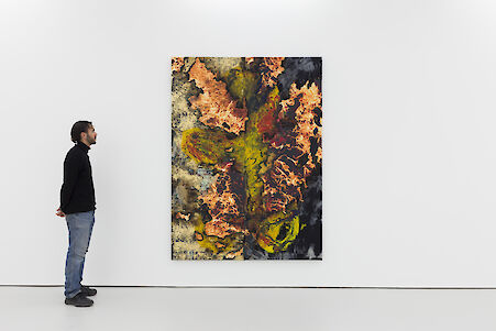 Korakrit ArunanondchaiPainting with history (YELLO), 2019

inkjet print on canvas, gel medium, bleached denim, stretcher
218.4 x 162.6 x 3.8 cm
86 x 64 x 1 1/2 in
(CI-KA-0077)

Additional Views, artwork