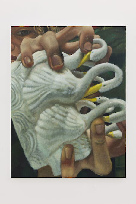 Issy WoodMe with a dish I later broke, 2020

Oil on linen
145 x 110 x 5 cm
57 1/8 x 43 1/4 x 2 in
(CI-IW-0477)

Additional Views, artwork