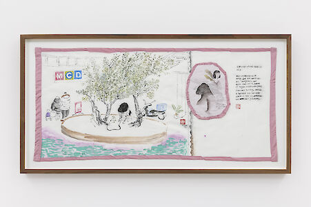 Evelyn Taocheng WangEight View of Oud-Charlois, No.4, 2019

mineral color, tea, acrylic, and fabric sewed on rice paper
51 x 111 cm (20 1/8 x 43 3/4 in);
63.7 x 123.5 x 5 cm (25 1/8 x 48 5/8 x 2 in) framed
(CI-ETW-0020)

Additional Views, artwork