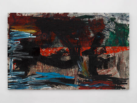 Oscar Murillomanifestation, 2019
Oil, oil stick, cotton thread and graphite on velvet, canvas and linen
220 x 350 cm
86 5/8 x 137 3/4 in
(CI-OM-0259)
Additional Views, artwork