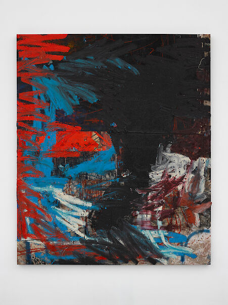 Oscar Murillomanifestation, 2019-2020
Oil, oil stick, cotton thread and graphite on canvas and linen
190 x 160 cm
74 3/4 x 63 in
(CI-OM-0254)
Additional Views, artwork